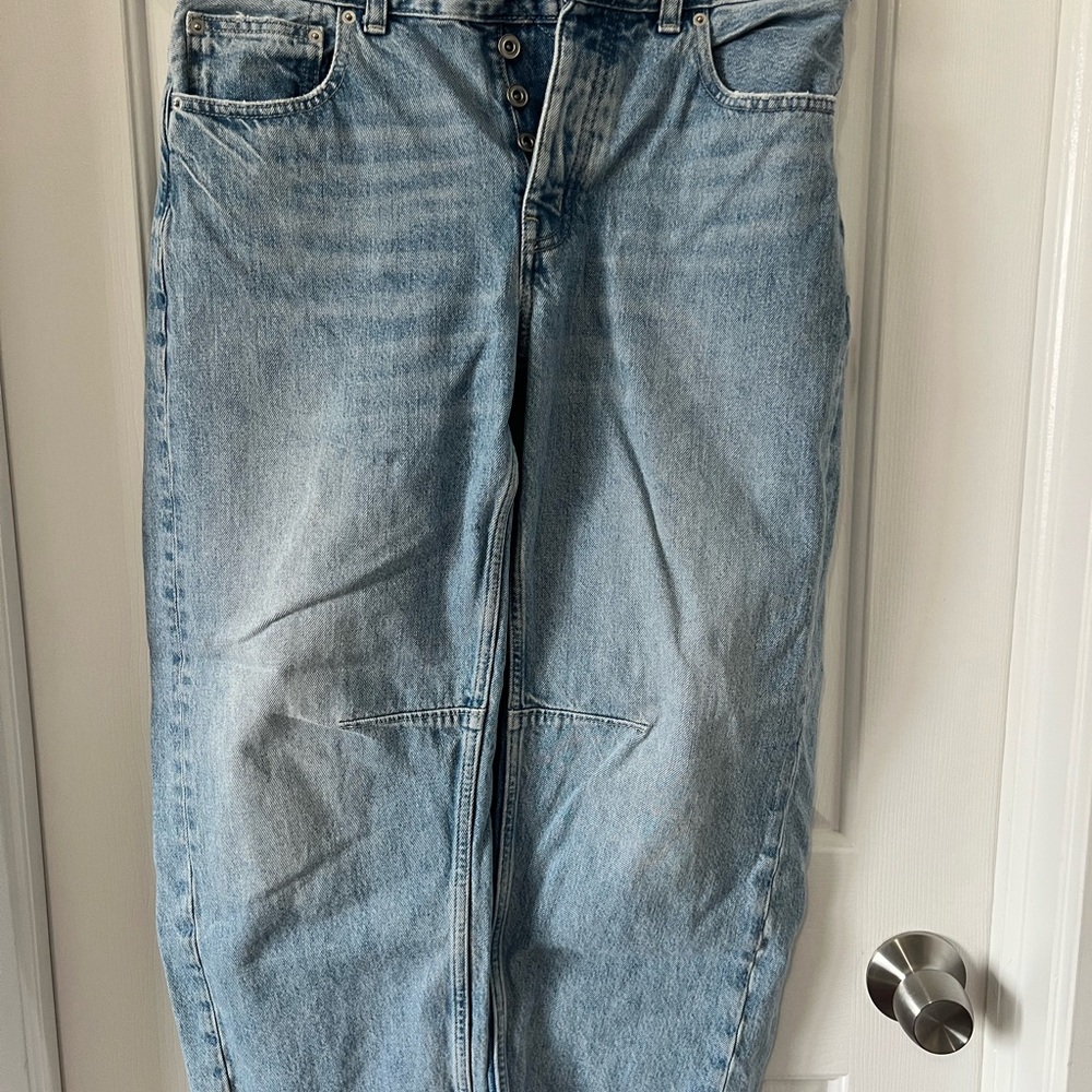 Madewell The Darted Barrel Leg Jean